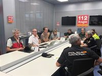 El CECOPI acuerda el realojo, este miércoles, de los vecinos de siete localidades afectadas por el incendio de Riglos