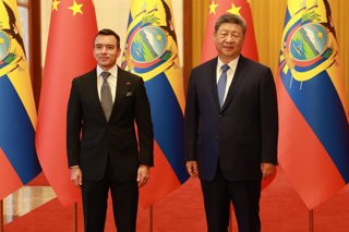 Daniel Noboa y Xi Jinping