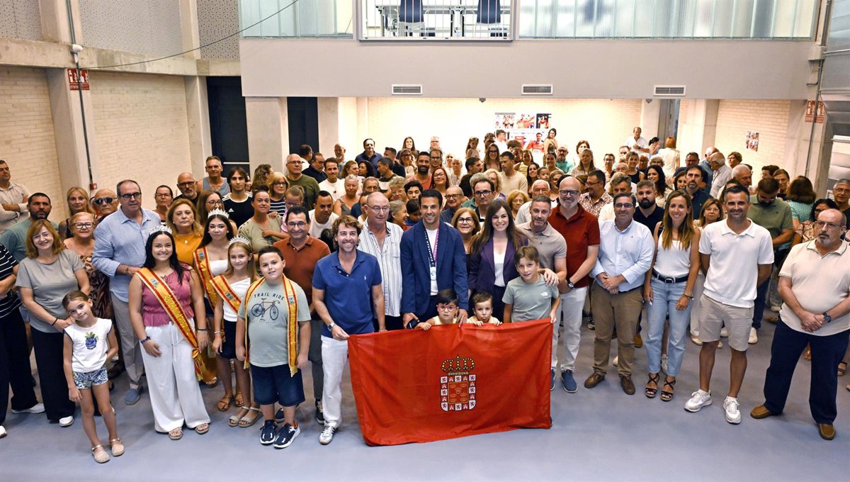 Llano de Brujas (Murcia) homenajea a Miguel Ángel López tras su plata en el Europeo de Birmingham