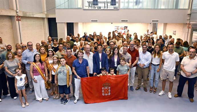 Llano de Brujas (Murcia) homenajea a Miguel Ángel López tras su plata en el Europeo de Birmingham