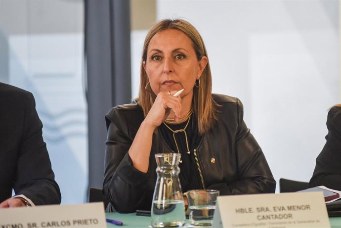 Archivo - La consellera de Igualdad de la Generalitat, Eva Menor, en una imagen de archivo