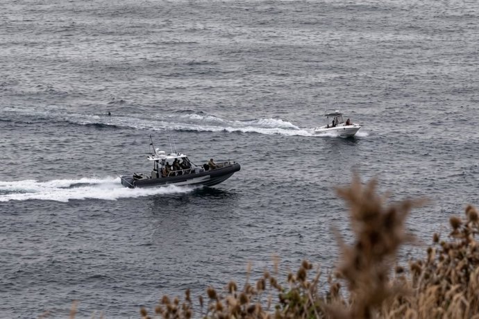 La Guardia Civil interceptaron Ceuta una embarcación con siete inmigrantes que se dirigía a la Península