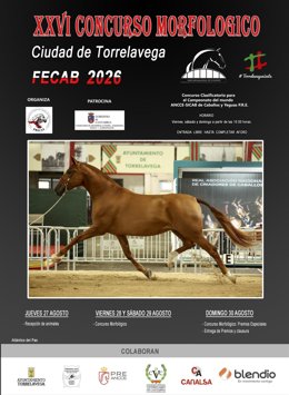 Cartel del Concurso Morfológico Ciudad de Torrelavega FECAB.