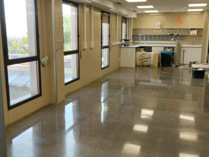 Interior del Hospital Ernest Lluch de Calatayud.