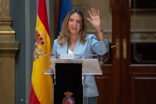 Archivo - Arxivo - La portaveu del PP en el Senat, Alicia García, durant una roda de premsa, en el Senat, a 16 d'octubre de 2025, a Madrid (Espanya). 