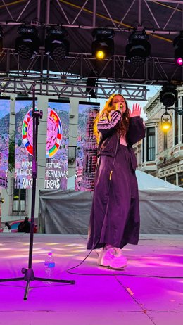 La cantante malagueña Anadie actúa como representante de la ciudad de Málaga en Zacatecas (México) en dos conciertos organizados en el marco de programa de actividades del Festival de Ciudades Hermanas