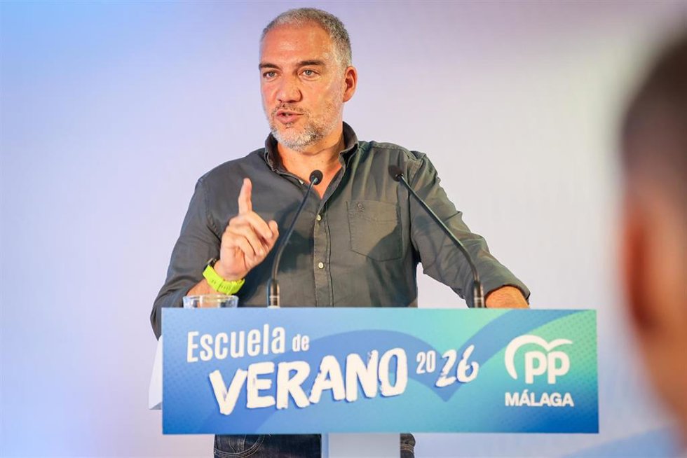 El vicesecretario de Política Autonómica, Municipal y Análisis Electoral del PP, Elías Bendodo, en una imagen de archivo. 
