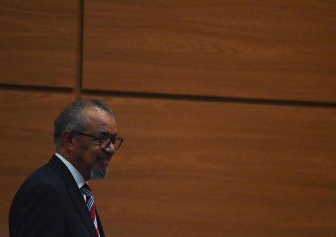 El director general de la OMS, Tedros Adhanom Ghebreyesus, durante una conferencia en Brasil a finales de julio.