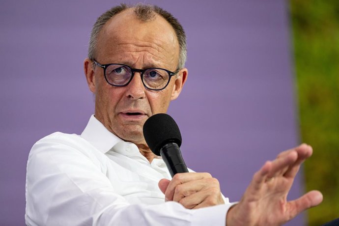 Archivo - Arquivo - O ministro das Relações Exteriores da Alemanha, Friedrich Merz.