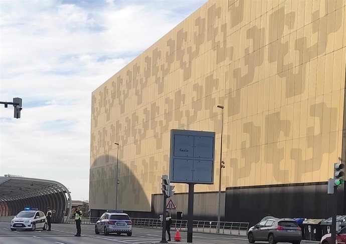 Control policial en Bilbao