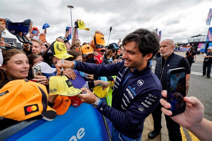 Archivo - El piloto español Carlos Sainz (Williams).