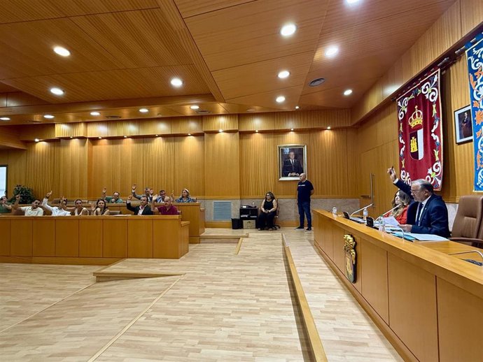 Pleno extraordinario del Ayuntamiento de Talavera de la Reina.
