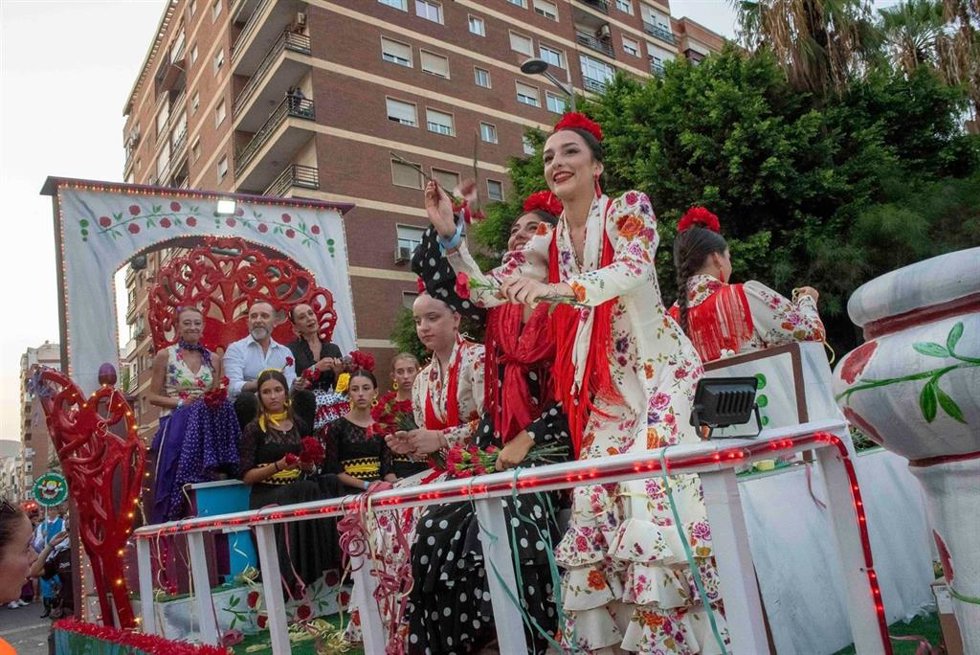 Batalla de flores de Almería 2025.