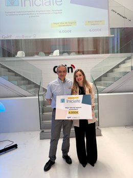 Marta Cildoz Esquíroz y Fermín Mallor Giménez, investigadores del Instituto de Smart Cities (ISC)  de la Universidad Pública de Navarra (UPNA).