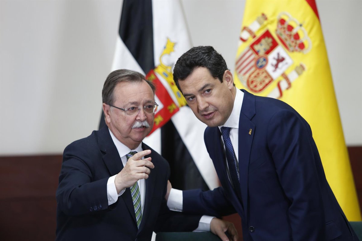 Moreno se reúne este jueves con Vivas en Ceuta, primer presidente autonómico en acudir tras la crisis migratoria