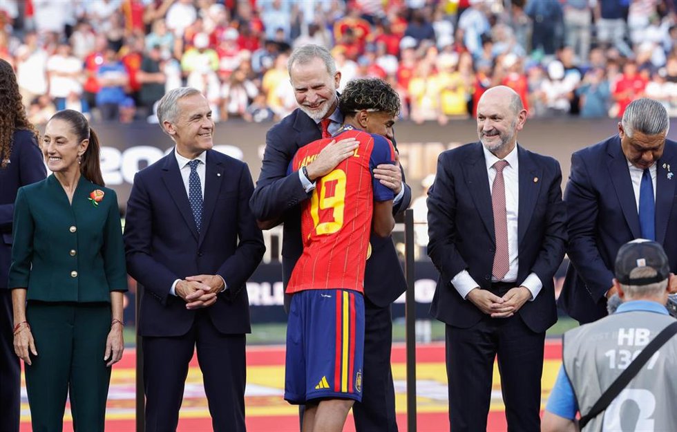 Archivo - Entrega de medallas en la final del Mundial 2026