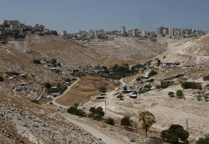 Vista de la zona E1 en Cisjordania, al este de Jerusalén, donde el Gobierno de Israel prevé la construcción de asentamientos