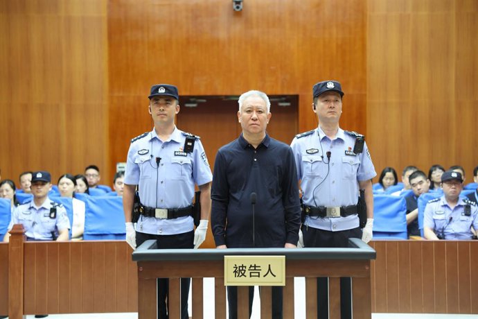 Xu Jiayin, fundador y antiguo presidente de Evengrande, tras ser condenado.