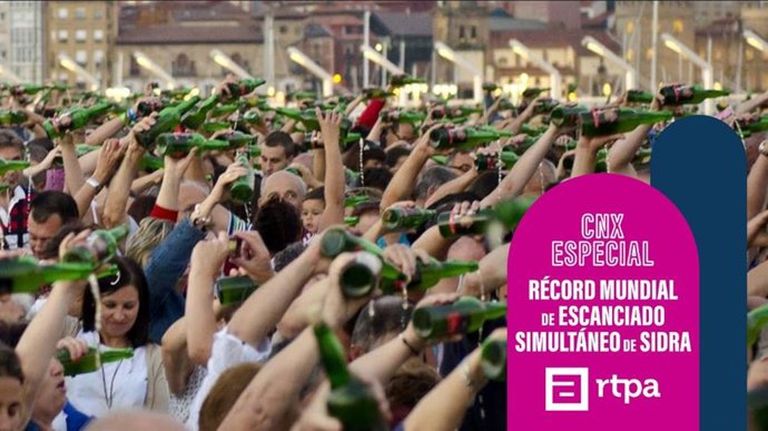 RTPA retransmite el Récord de Escanciado Simultáneo y el Descenso Folklórico del Nalón.