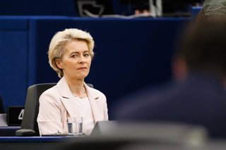 Archivo - 22 November 2022, France, Strasbourg: President of the European Commission, Ursula von der Leyen attends the celebration of the 70th anniversary of the European Parliament. Photo: Philipp von Ditfurth/dpa