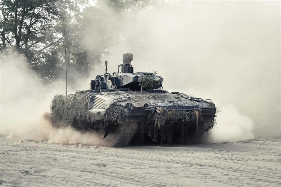 Archivo - Un blindado de infantería Puma de Rheinmetall y KNDS.