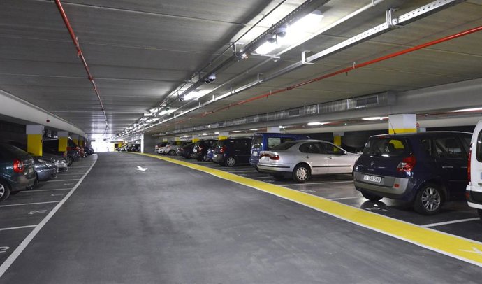 Imagen de archivo de un aparcamiento subterráneo de Santander