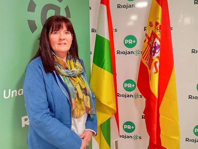 La presidenta del PR+Riojan@s Rita Beltrán.