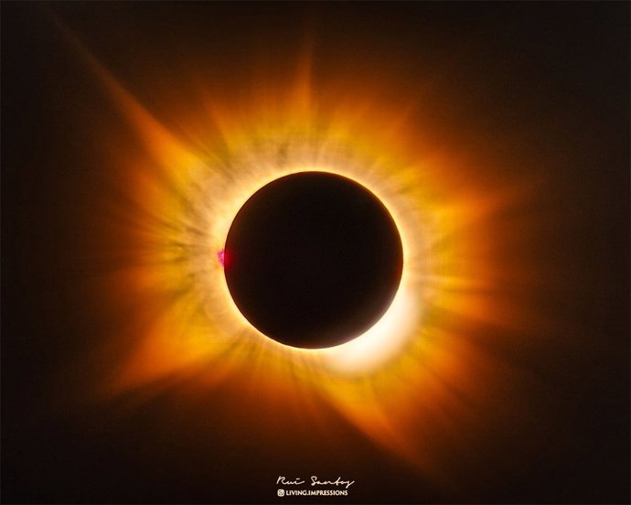 La imagen del día de la NASA representa al eclipse solar total del 12 de agosto de 2026 desde Benavente (Zamora).