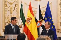 Moreno se compromete a "asumir los costes que haya que asumir" para promocionar a Ceuta tras la crisis migratoria