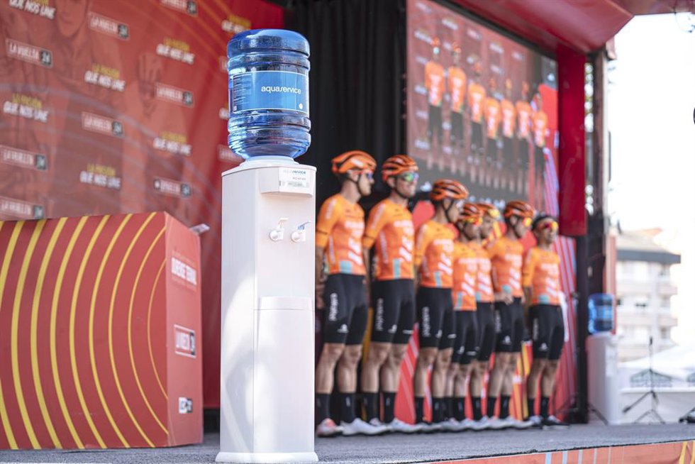 Dispensador de agua Aquaservice en La Vuelta