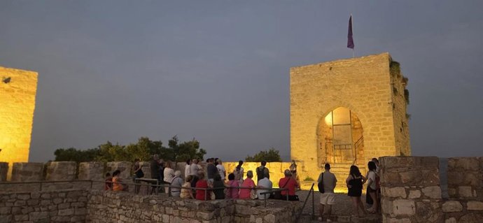 Visita teatralizada al castillo dentro del programa 'Jaén no duerme en verano'.