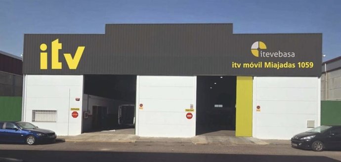 Unidad móvl de la ITV de Miajadas (Cáceres).