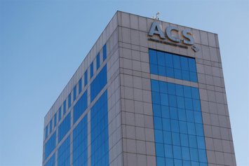 Archivo - Fachada de la sede de ACS, a 4 de abril de 2023, en Madrid