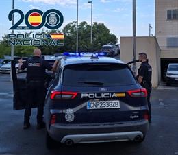 Patrulla de la Policía Nacional en Granada