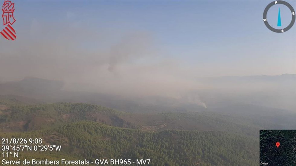 Incendio en la Calderona