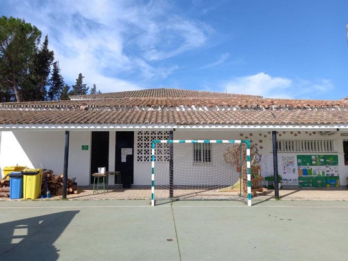 Vista del Instituto de Educación Secundaria (IES) Sierra de Líjar de Olvera (Cádiz).