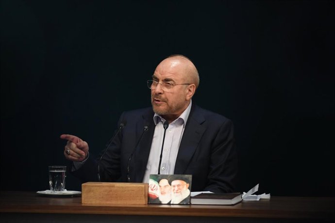 Archivo - El jefe del equipo negociador de Irán y presidente del Parlamento, Mohamed Baqer Qalibaf.