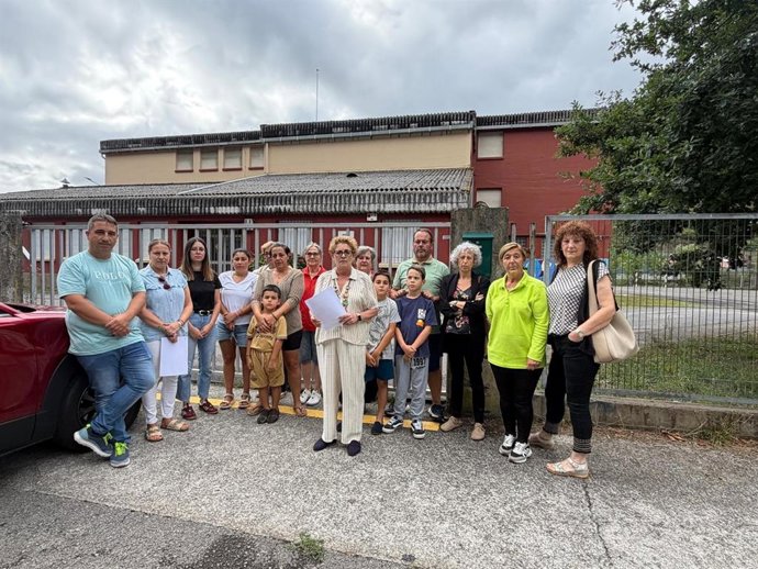 Gloria García, en su visita al colegio
