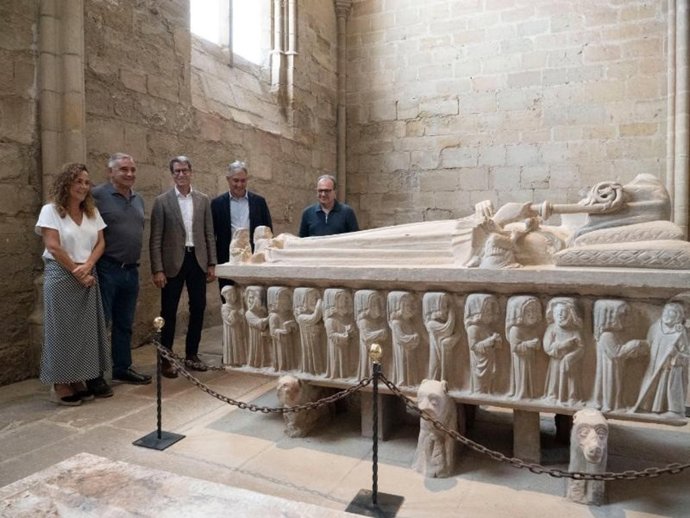 Visita de Capellán y Arraiz al Monasterio de Cañas