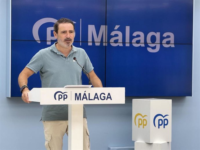 Archivo - El secretario general del PP de Málaga, José Ramón Carmona, en una imagen de archivo. 