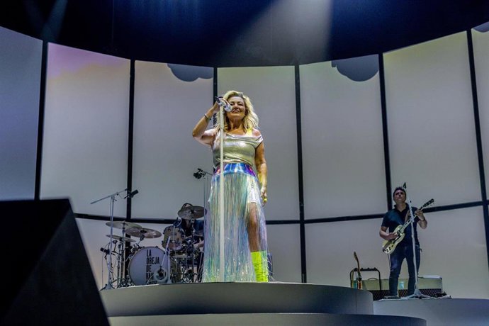 Archivo - La cantante del grupo 'La Oreja de Van Gogh', Amaia Montero, durante un concierto en el Movistar Arena, a 28 de mayo de 2026, en Madrid (España).