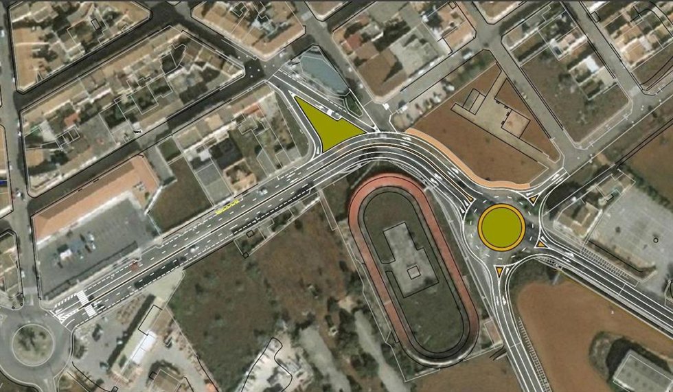 Proyecto de la nueva rotonda de Campos.