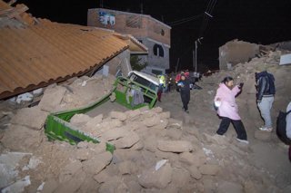 Archivo - Terremoto en la provincia de Chupaca, en Junín (Perú).