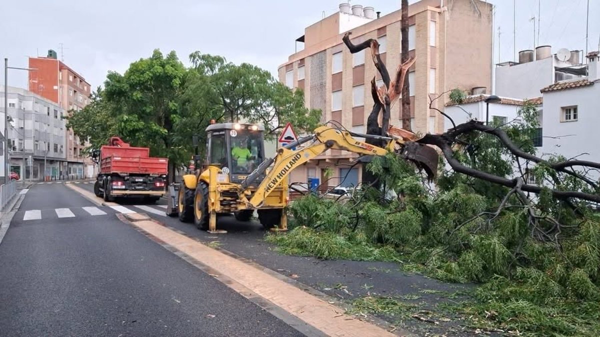 Las tormentas de ayer en C.Valenciana fueron reventones térmicos, que a veces se confunden con tornados