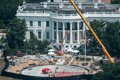 El presidente del Supremo autoriza que continúen las obras del salón de baile de la Casa Blanca