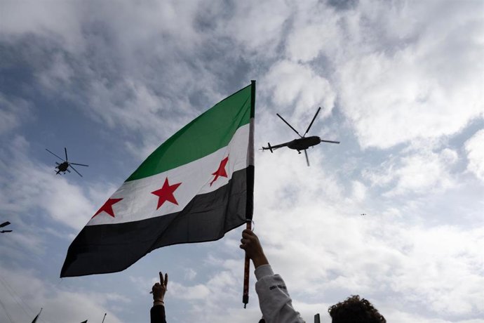 Archivo - Bandera de Siria (archivo)