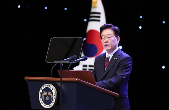 Archivo - El presidente de Corea del Sur, Lee Jae-Myung