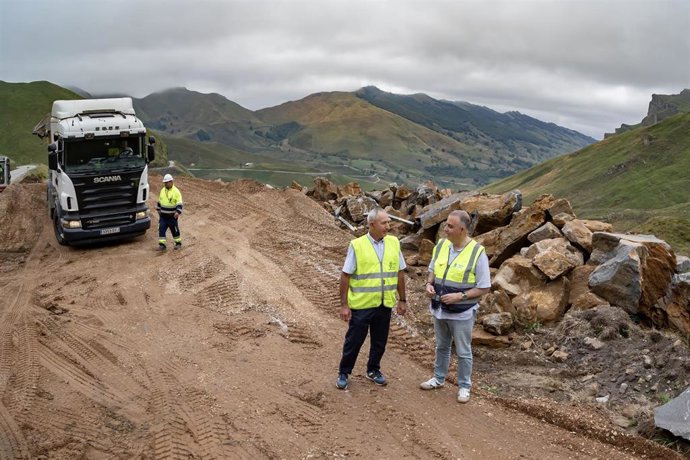 La mejora de la carretera del Puerto de Lunada alcanza el 36% de ejecución