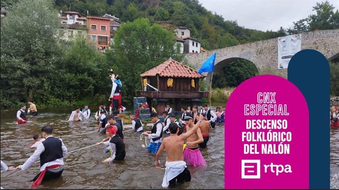 RTPA retransmite este sábado el Descenso Folklórico del Nalón.