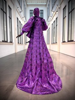 Colección de alta costura en en el Museo del Automóvil y la Moda de Málaga